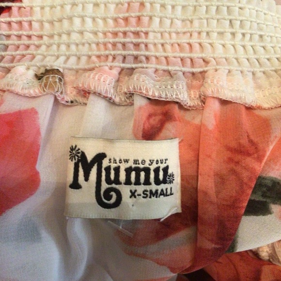 Show Me Your Mumu Floral Hacienda In Lady Rose Ivory Long Maxi Dress XS - Picture 8 of 8